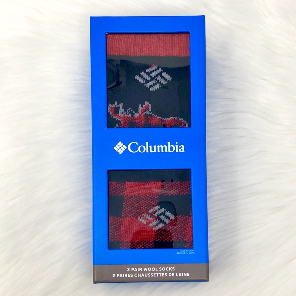 Columbia Men’s Wool Socks in Gift Box | 2 Pair - Picture 2 of 6